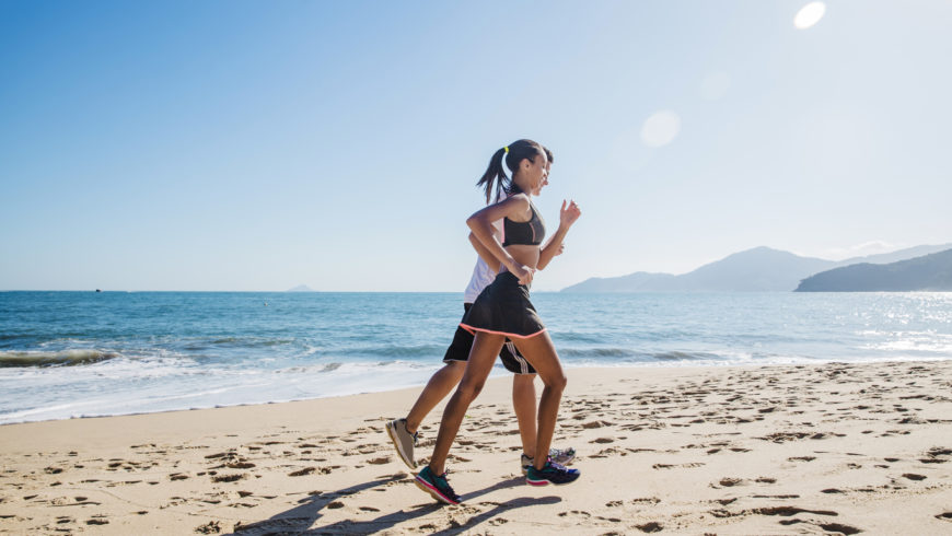 Exercising With Others on Holiday